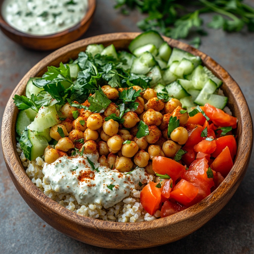Chickpea & Bulgur Bowl